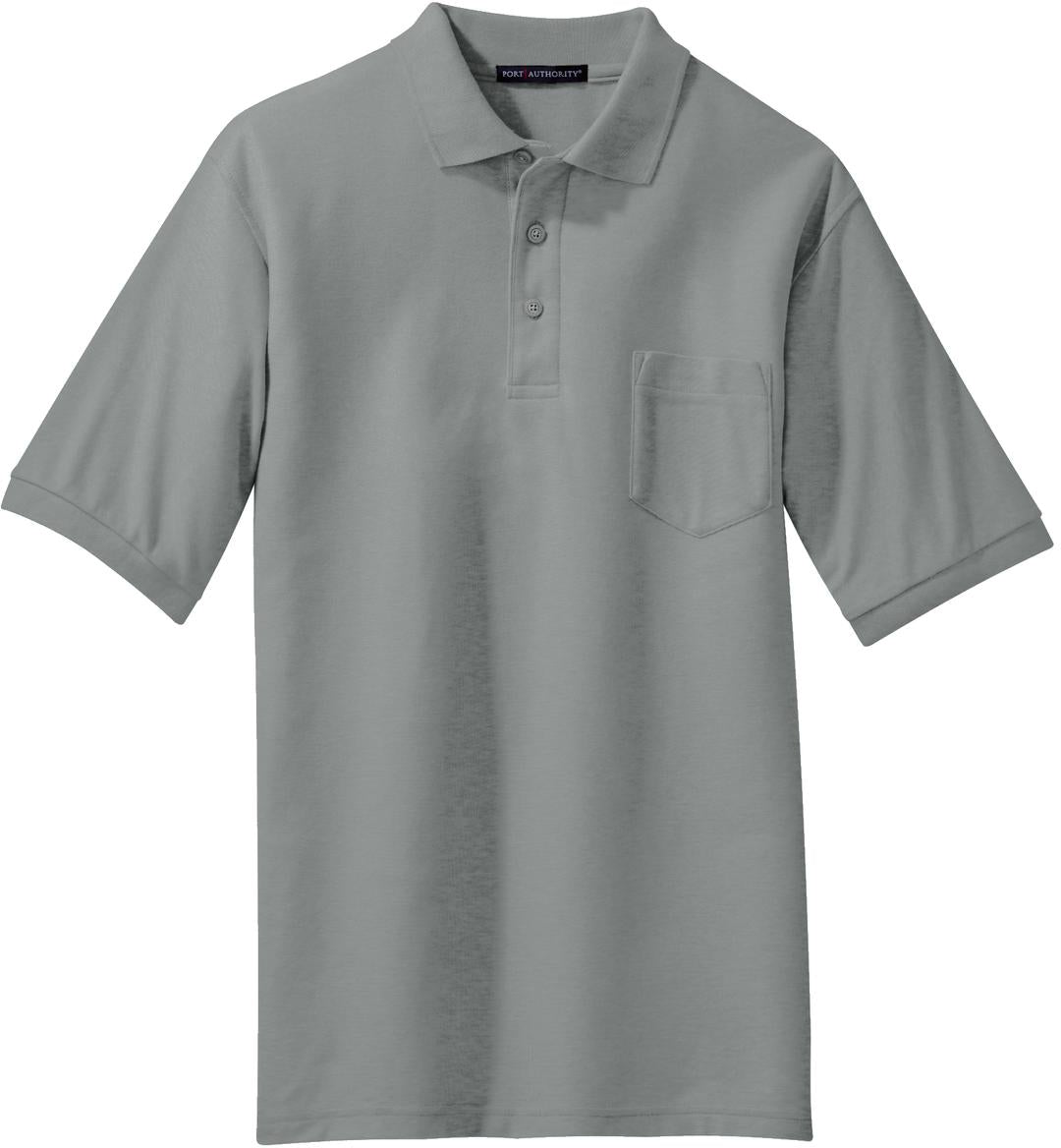 Port Authority Silk Touch Polo Shirt with Pocket
