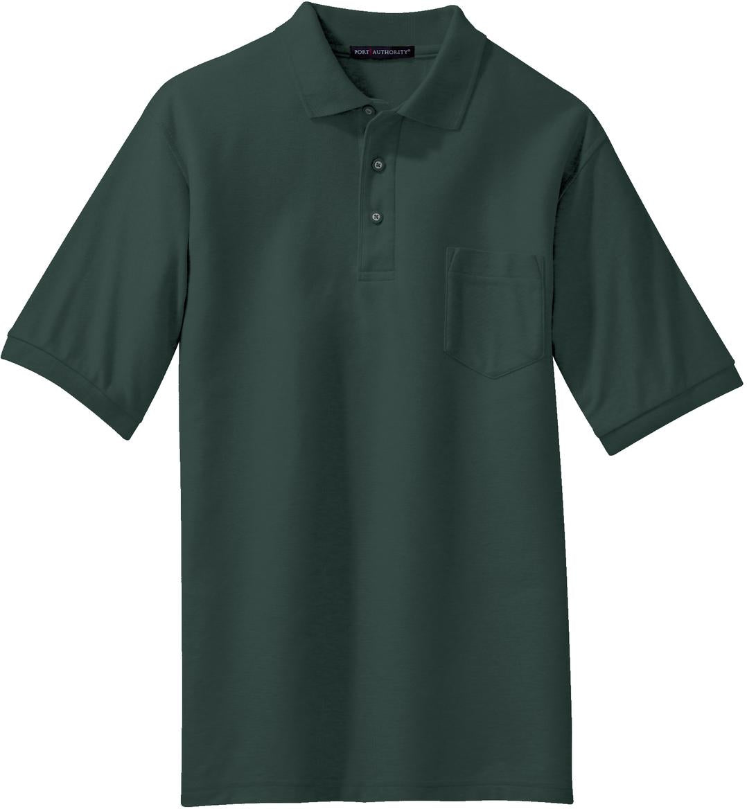 Port Authority Silk Touch Polo Shirt with Pocket
