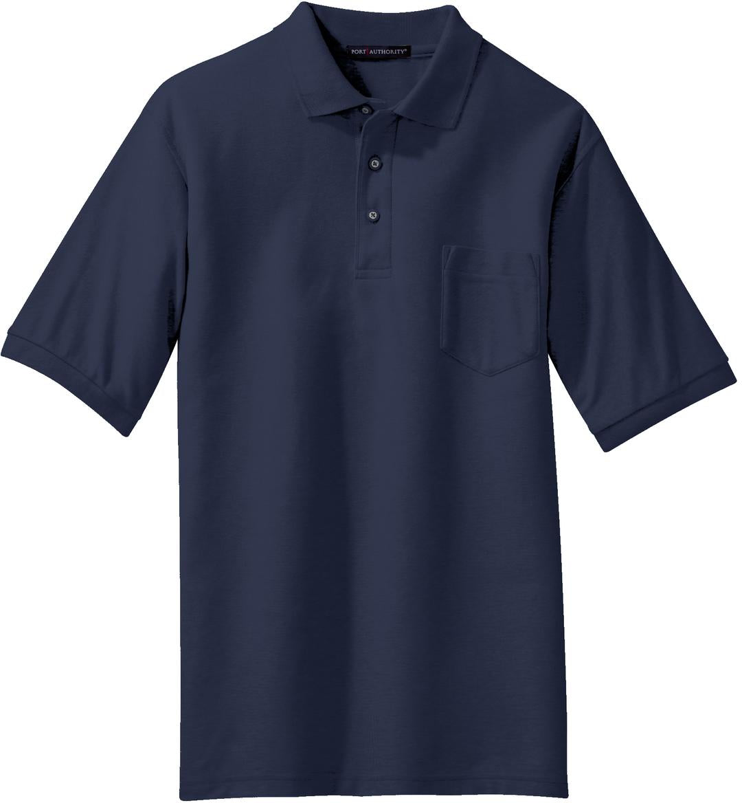 Port Authority Silk Touch Polo Shirt with Pocket
