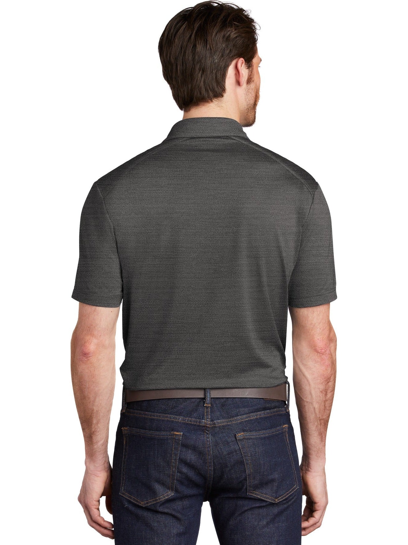 Port Authority Stretch Heather Polo