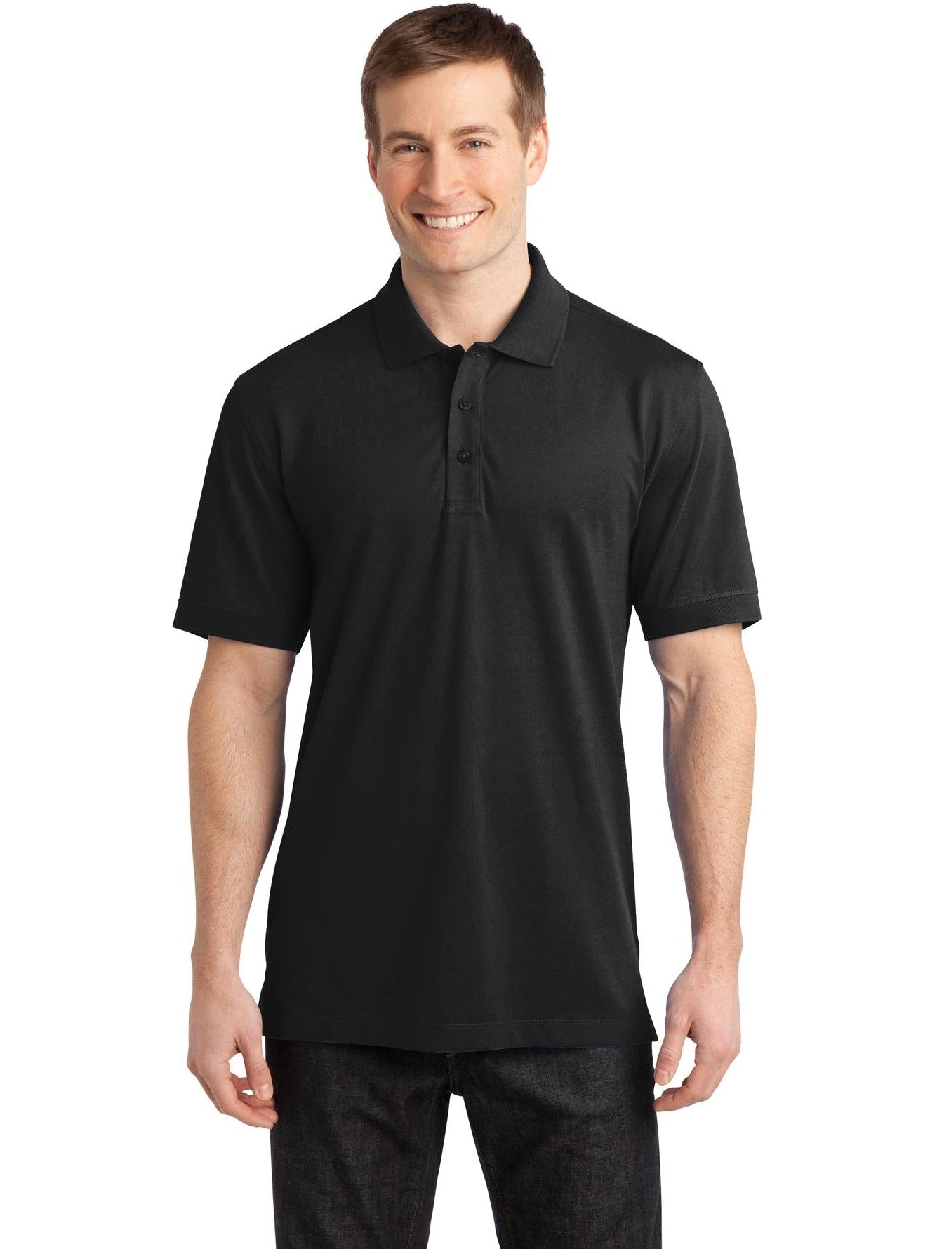 Port Authority Stretch Pique Polo
