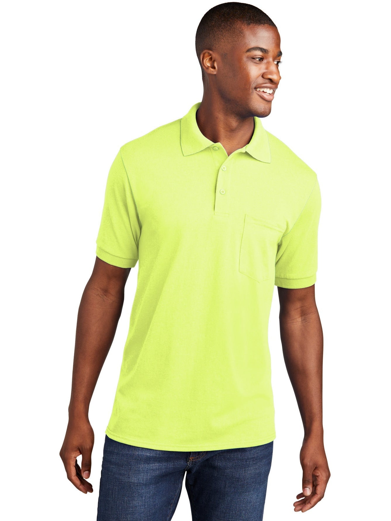 Port & Company Core Blend Jersey Knit Pocket Polo