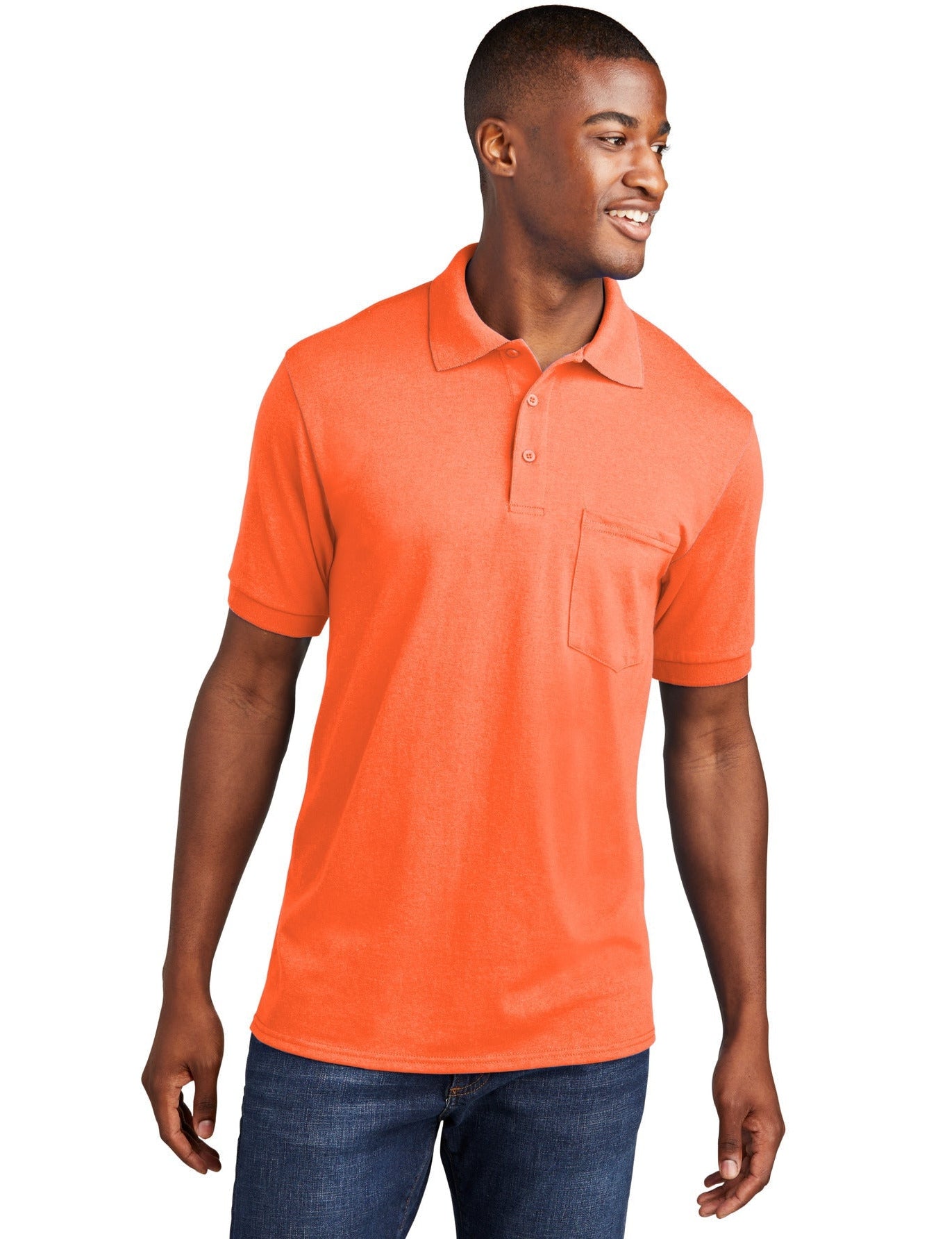 Port & Company Core Blend Jersey Knit Pocket Polo