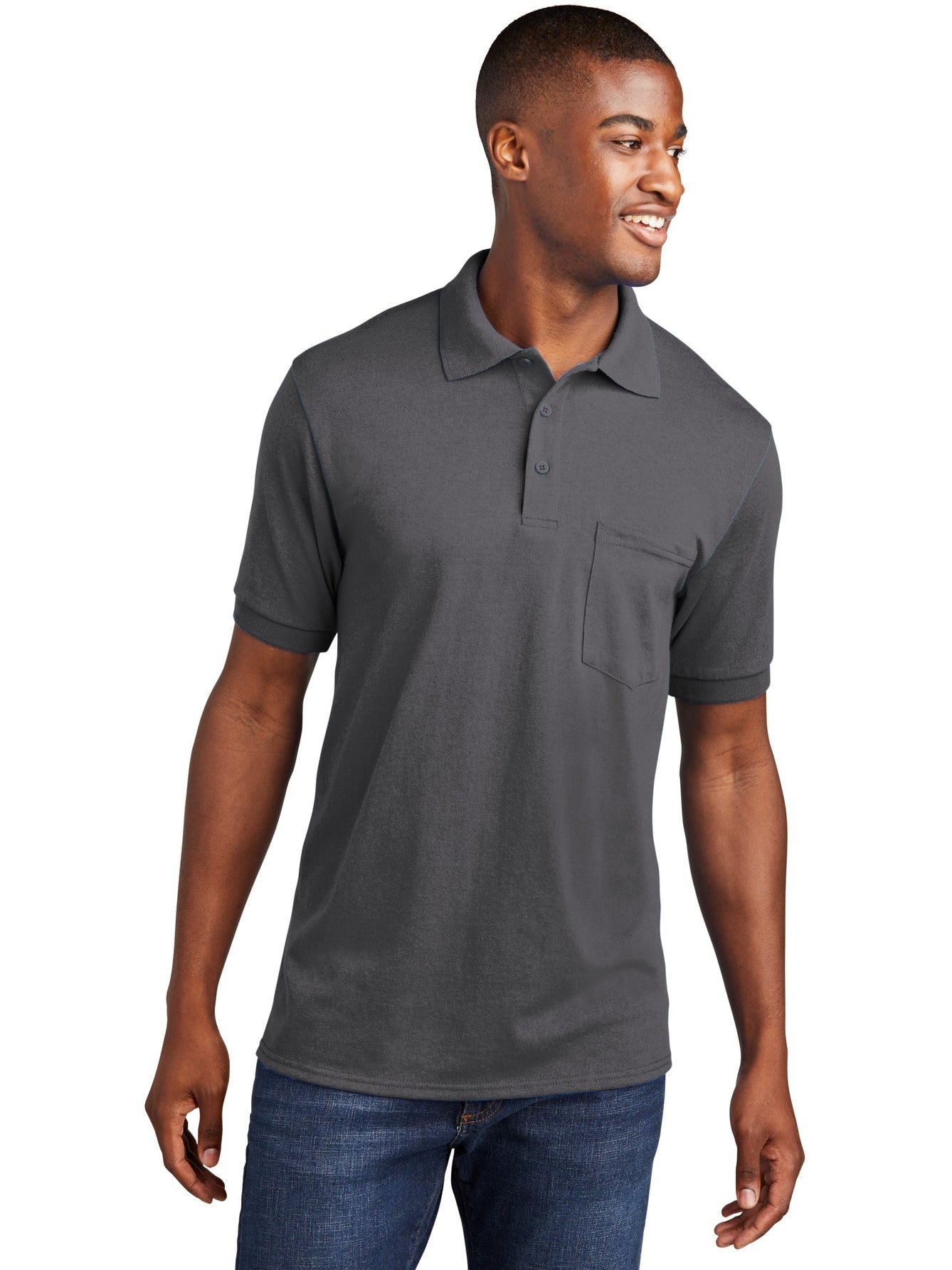 Port & Company Core Blend Jersey Knit Pocket Polo