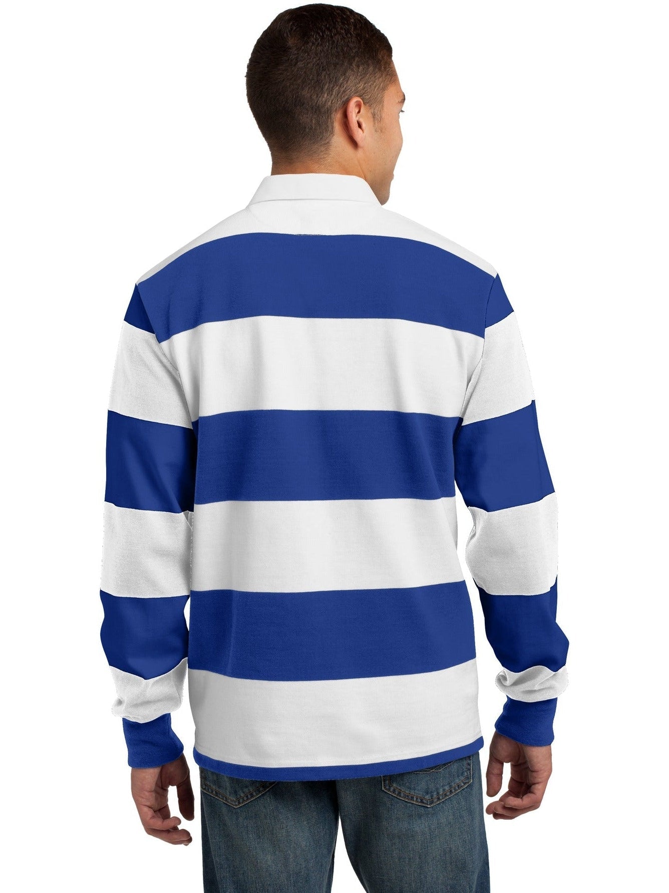 Sport-Tek Classic Long Sleeve Rugby Polo