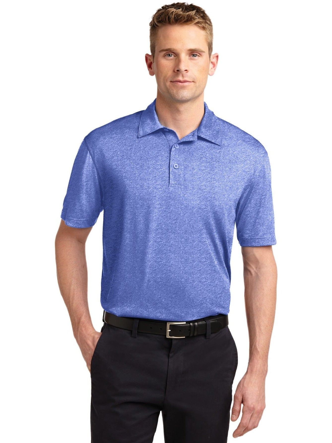 Sport-Tek Heather Contender Polo