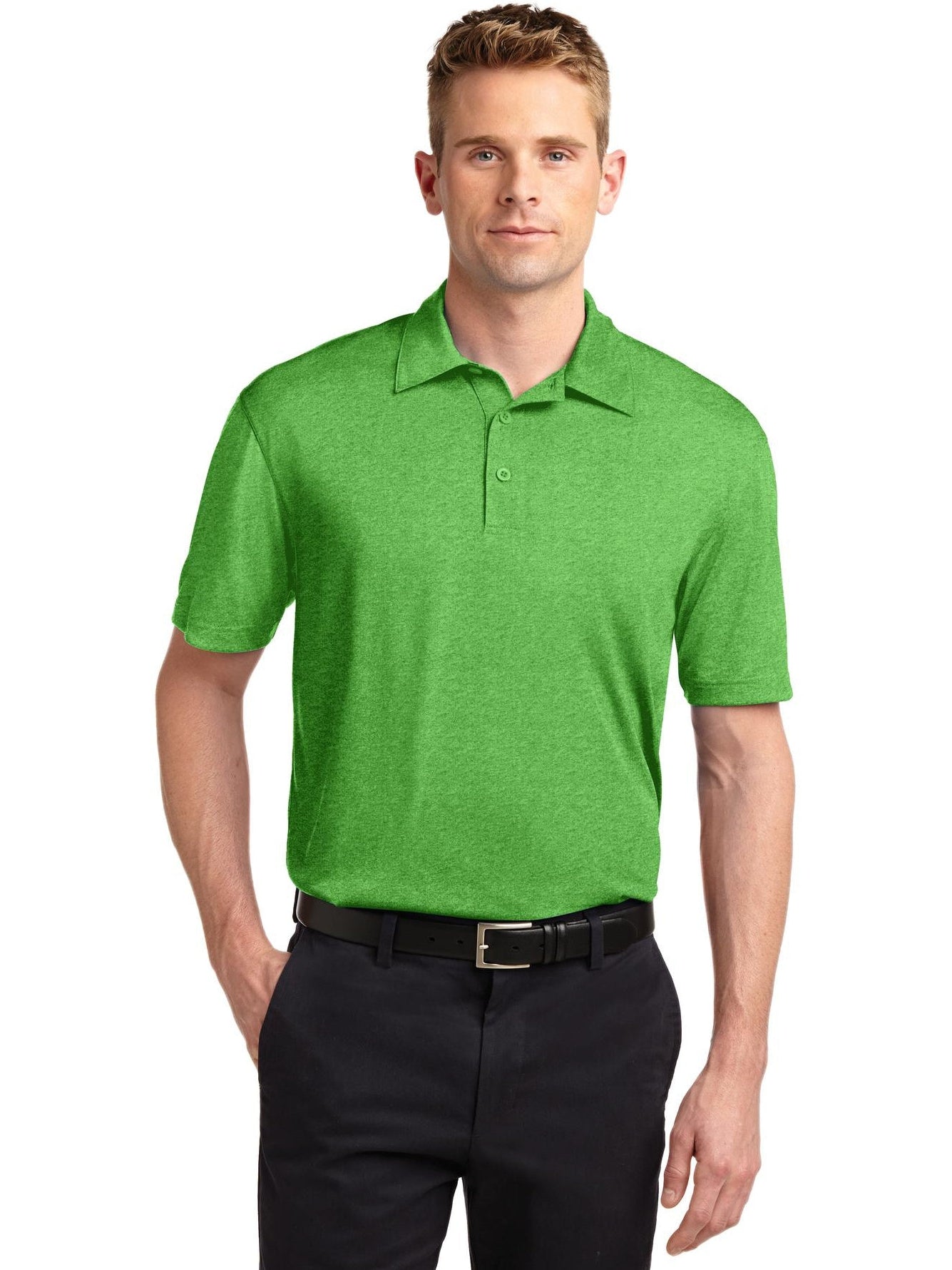 Sport-Tek Heather Contender Polo