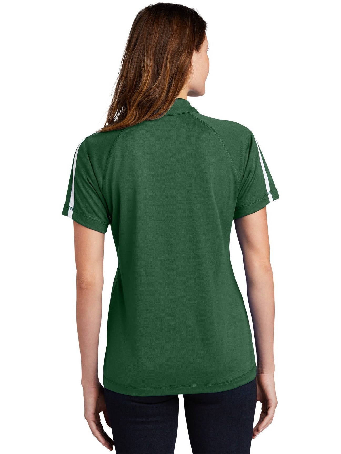Sport-Tek Ladies Micro-Mesh Colorblock Polo