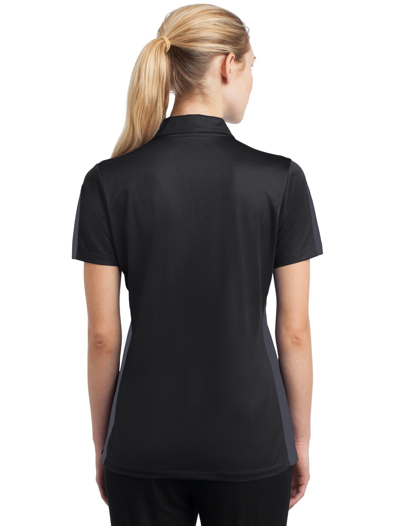 Sport-Tek Ladies PosiCharge Active Textured Colorblock Polo