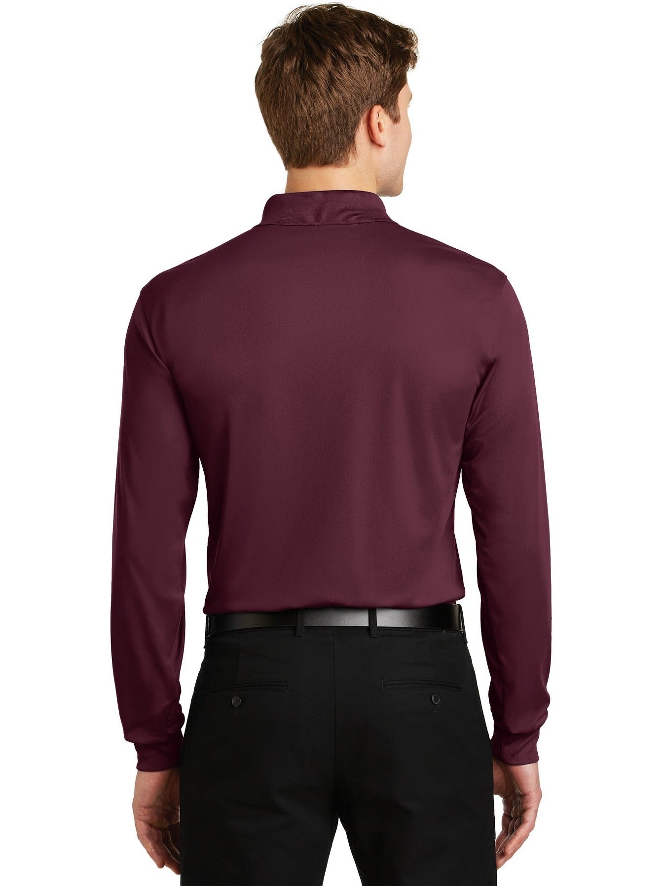 Sport-Tek Long Sleeve Micropique Sport-Wick Polo