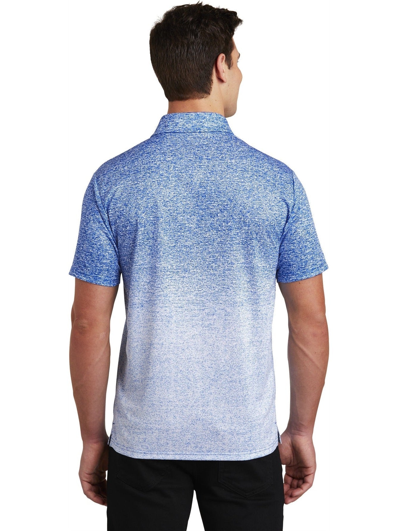 Sport-Tek Ombre Heather Polo