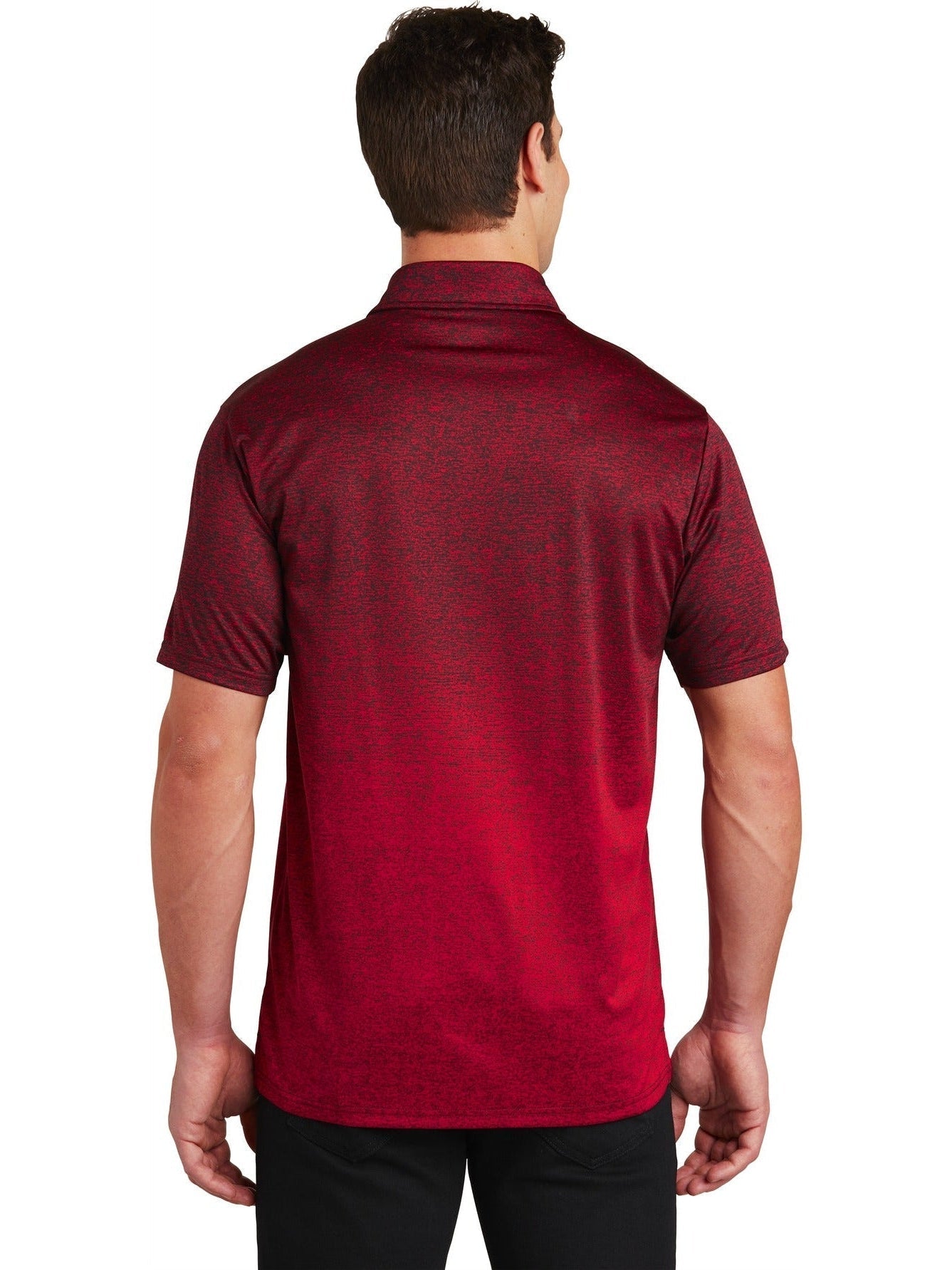 Sport-Tek Ombre Heather Polo