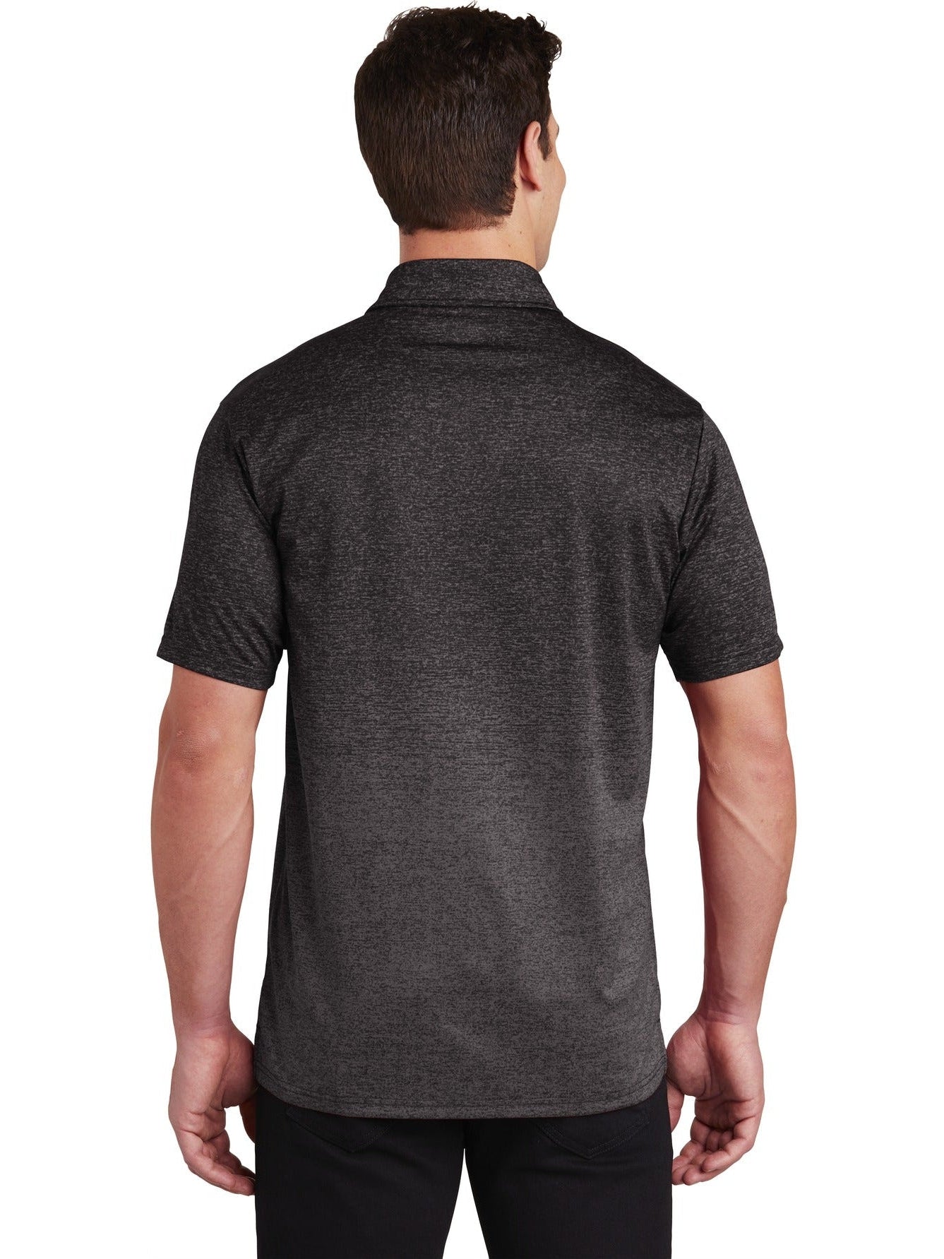 Sport-Tek Ombre Heather Polo