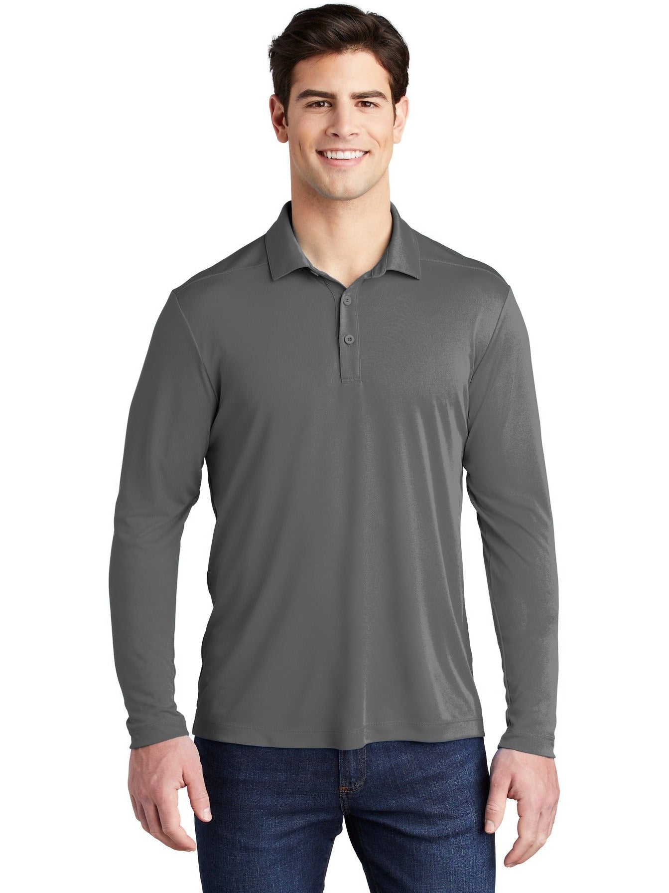 Sport-Tek Posi-UV Pro Long Sleeve Polo