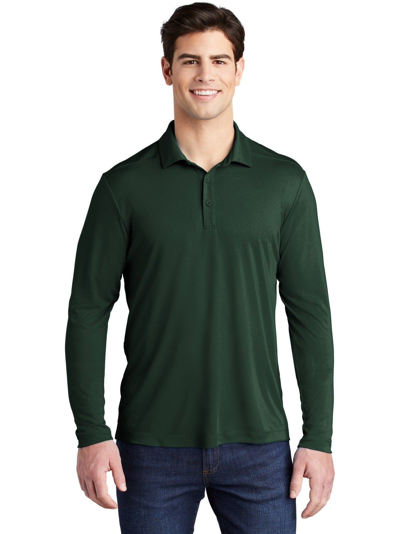 Sport-Tek Posi-UV Pro Long Sleeve Polo