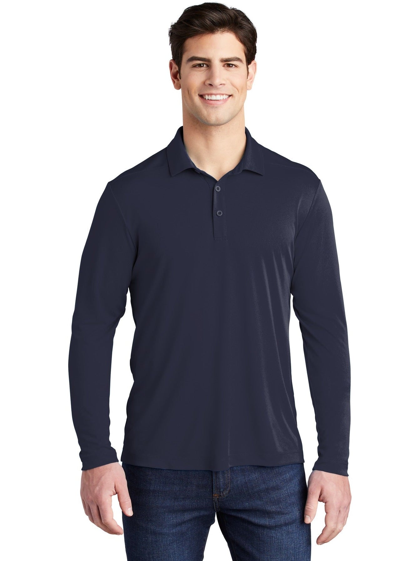 Sport-Tek Posi-UV Pro Long Sleeve Polo