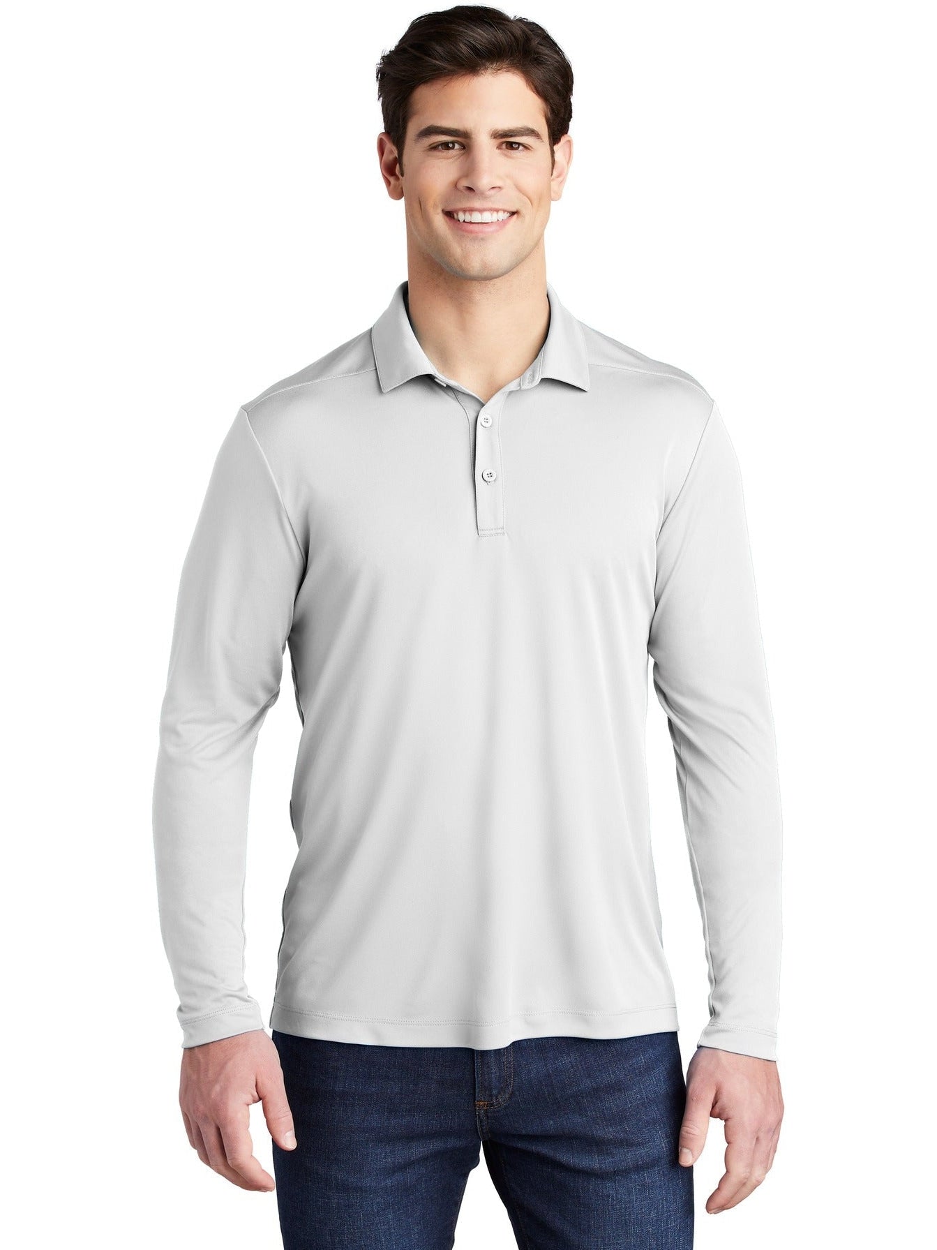 Sport-Tek Posi-UV Pro Long Sleeve Polo
