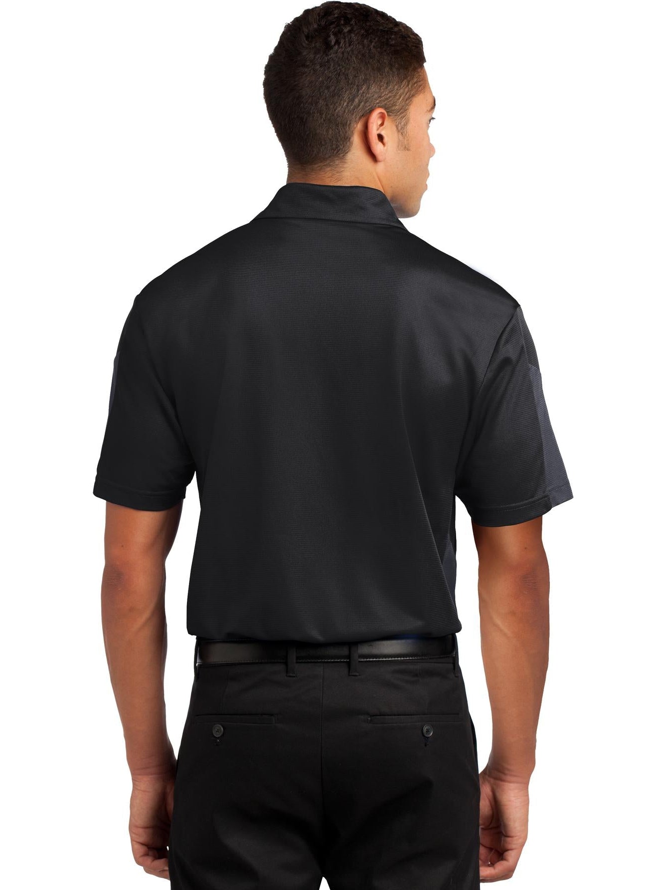 Sport-Tek PosiCharge Active Textured Colorblock Polo