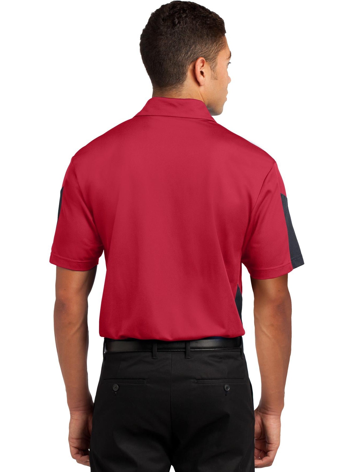 Sport-Tek PosiCharge Active Textured Colorblock Polo