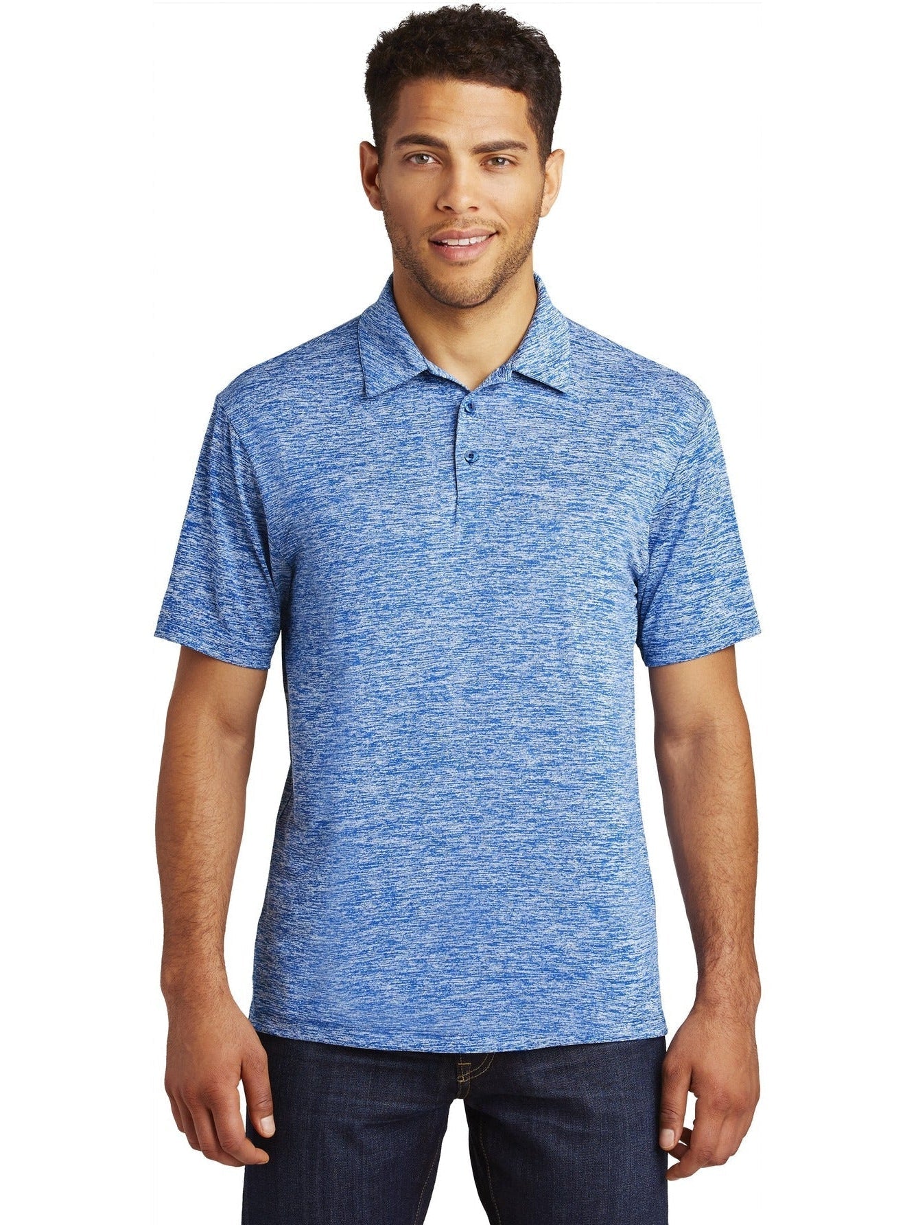 Sport-Tek PosiCharge Electric Heather Polo