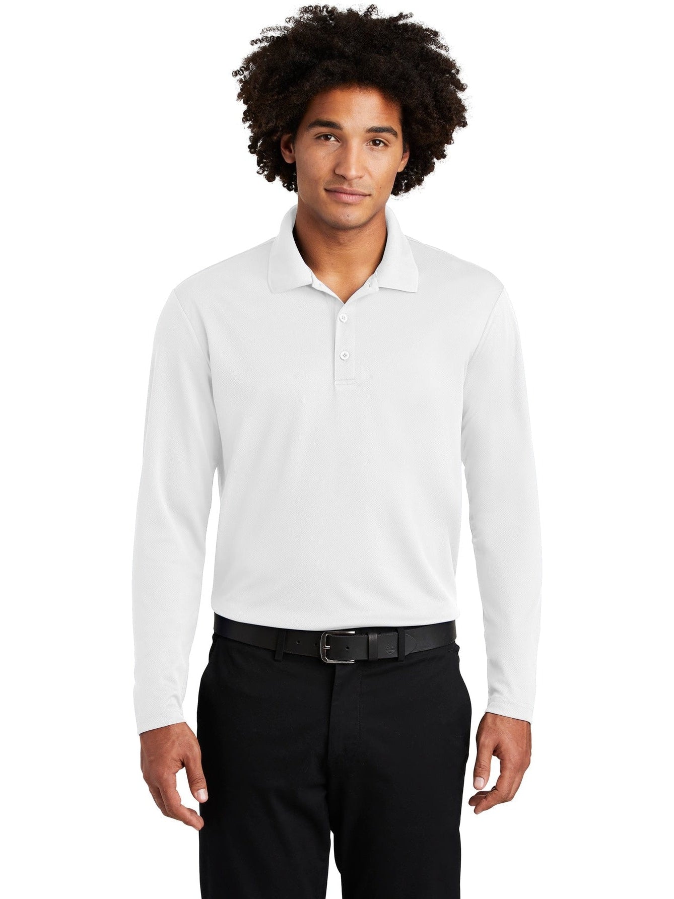 Sport-Tek PosiCharge RacerMesh Long Sleeve Polo