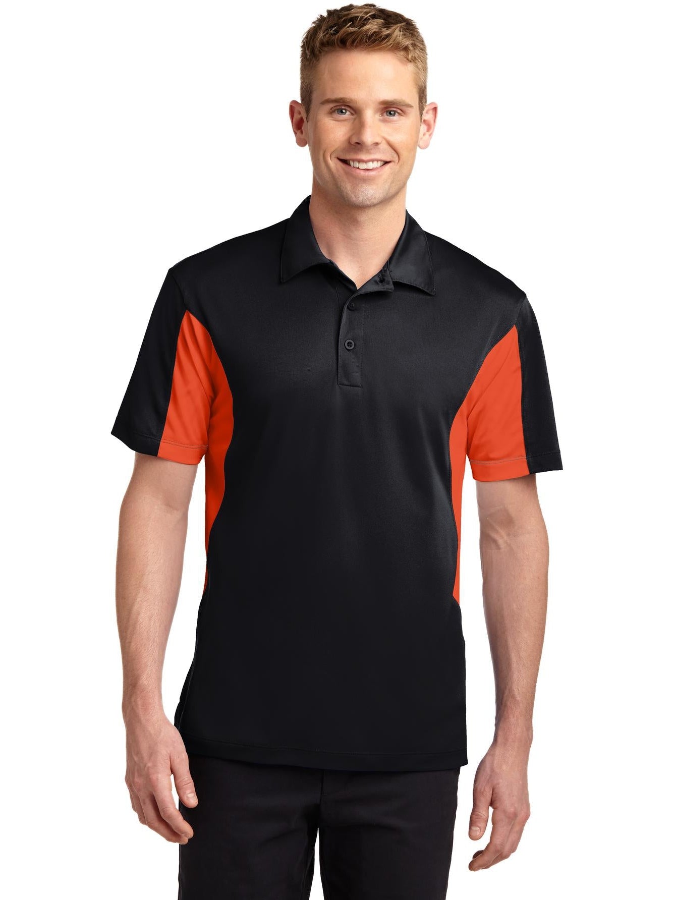 Sport-Tek Side Blocked Micropique Polo Shirt