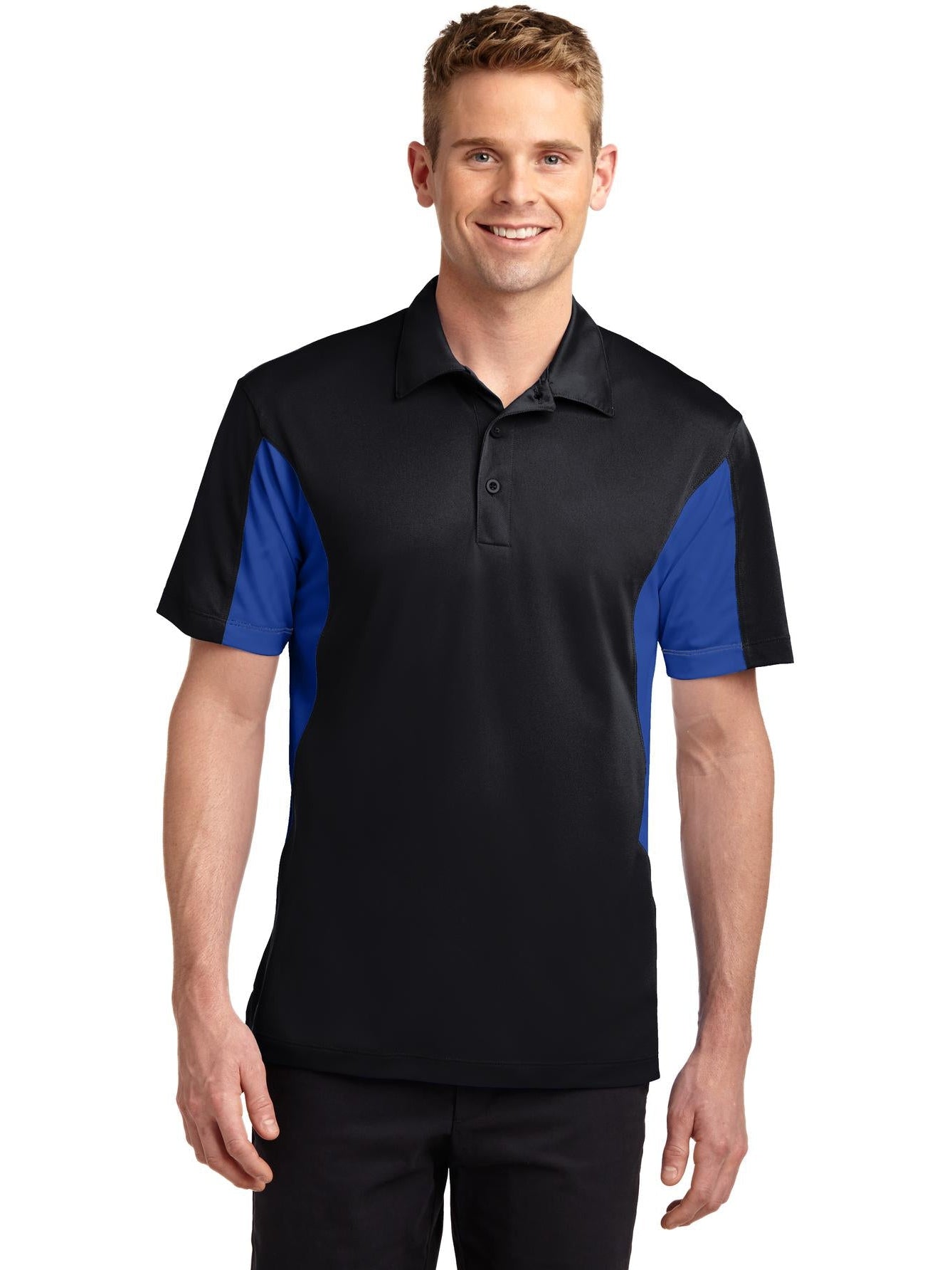 Sport-Tek Side Blocked Micropique Polo Shirt
