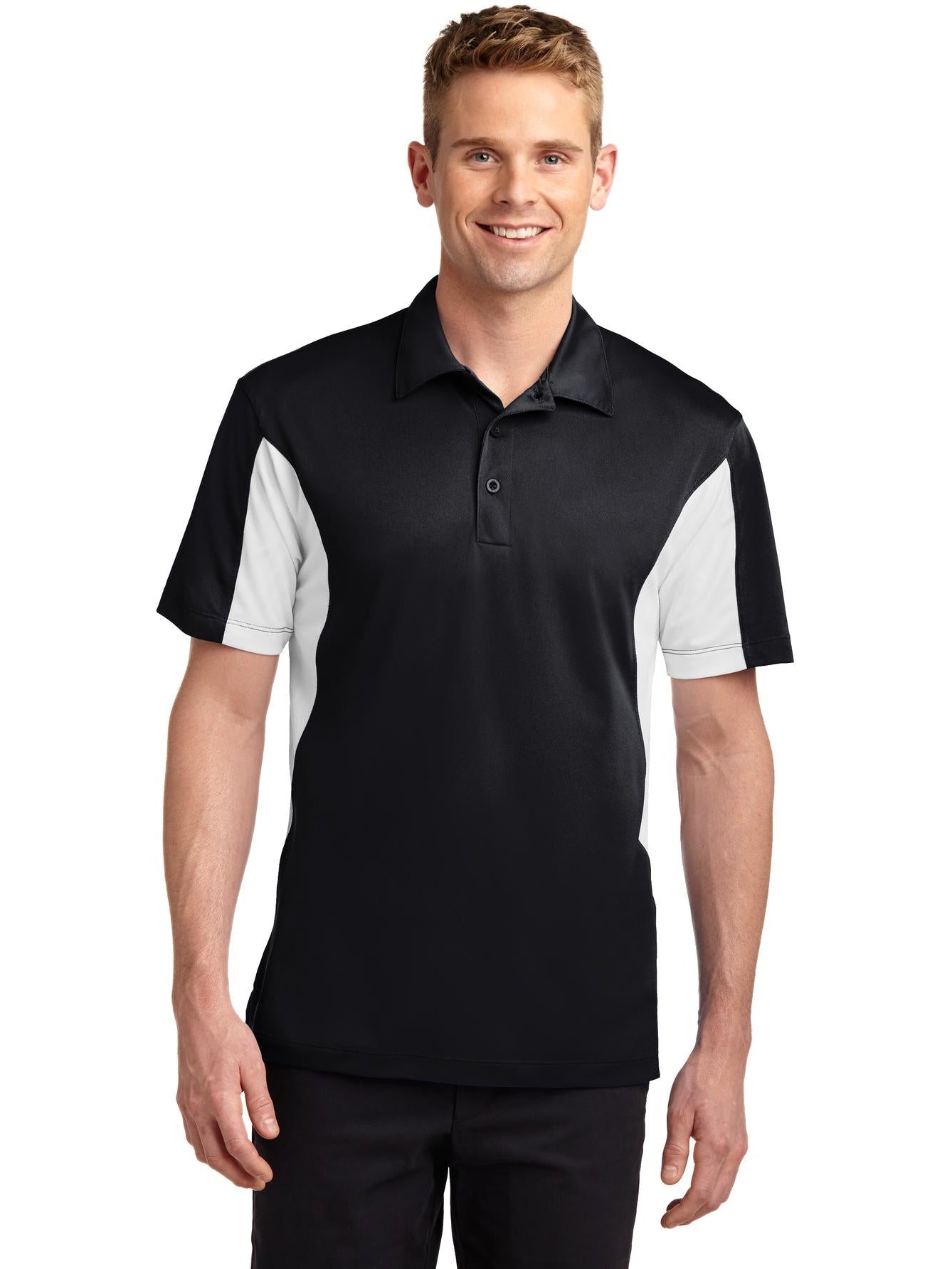 Sport-Tek Side Blocked Micropique Polo Shirt