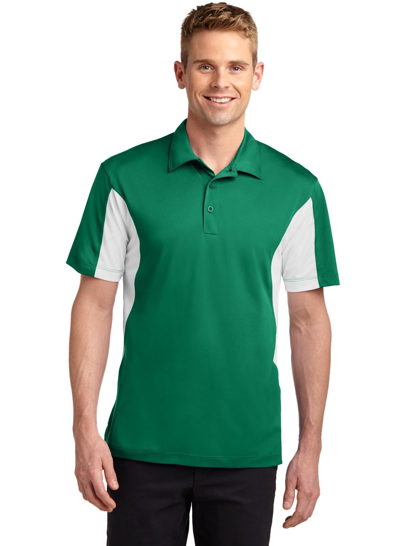 Sport-Tek Side Blocked Micropique Polo Shirt