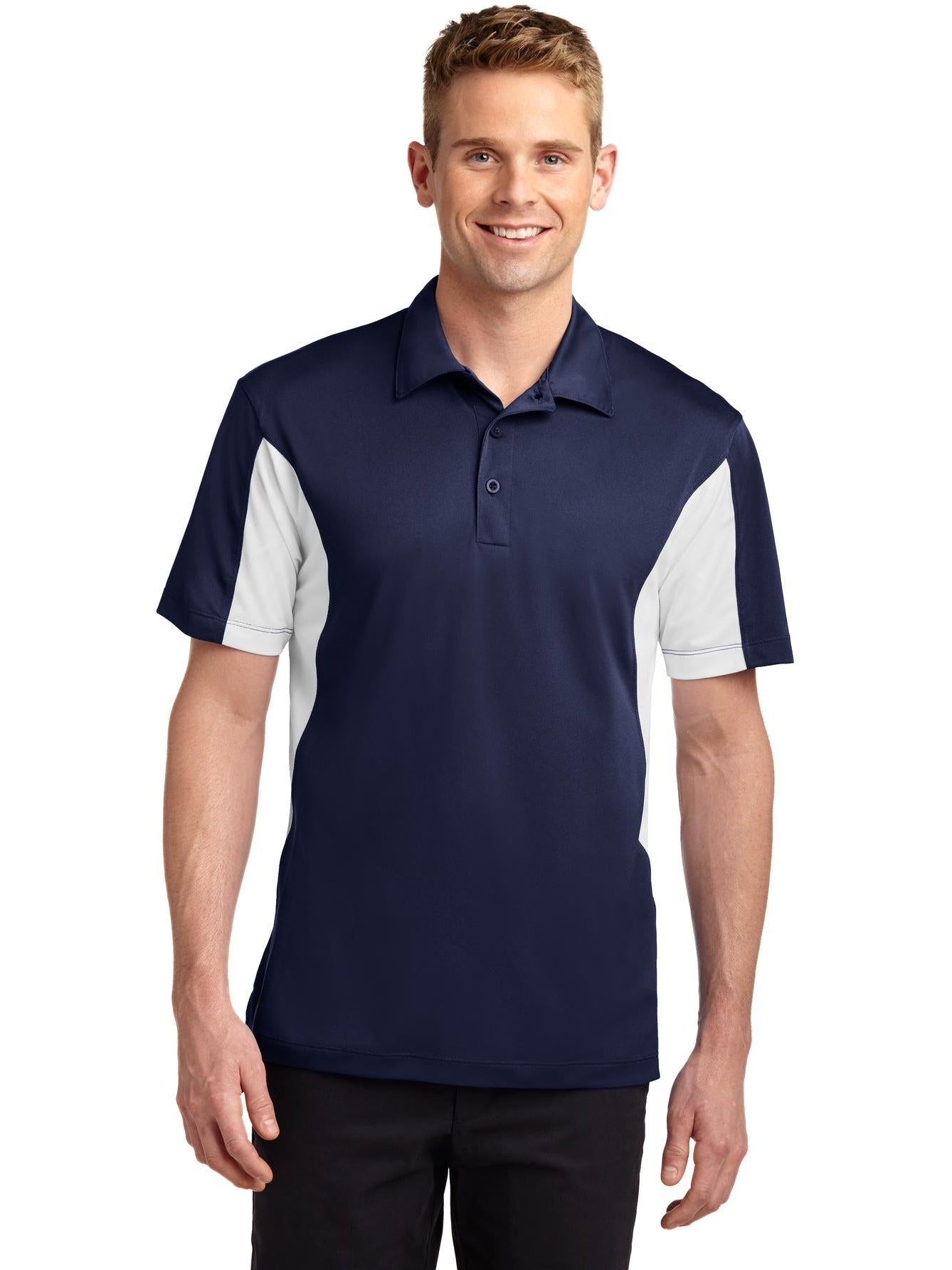 Sport-Tek Side Blocked Micropique Polo Shirt