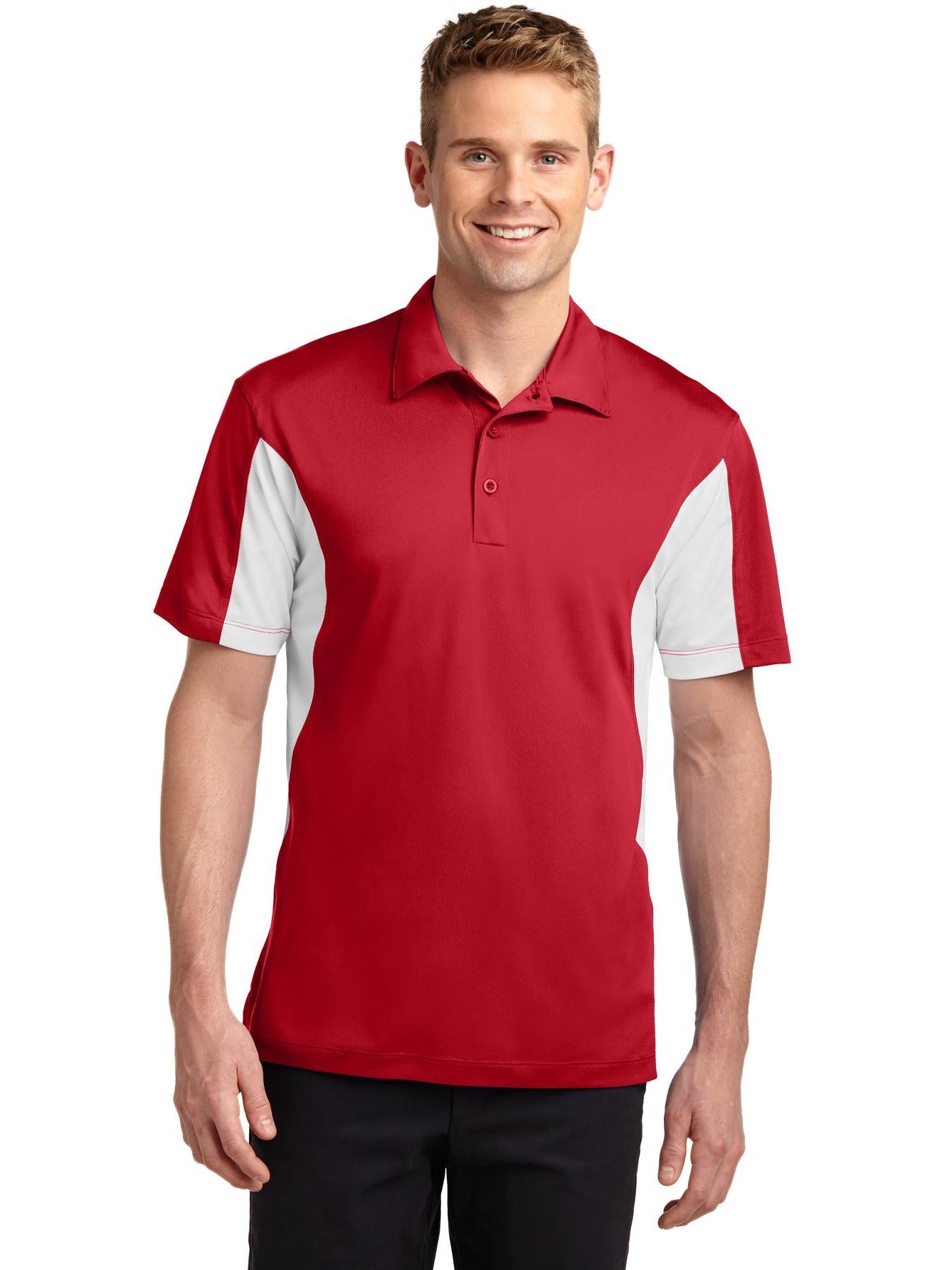 Sport-Tek Side Blocked Micropique Polo Shirt