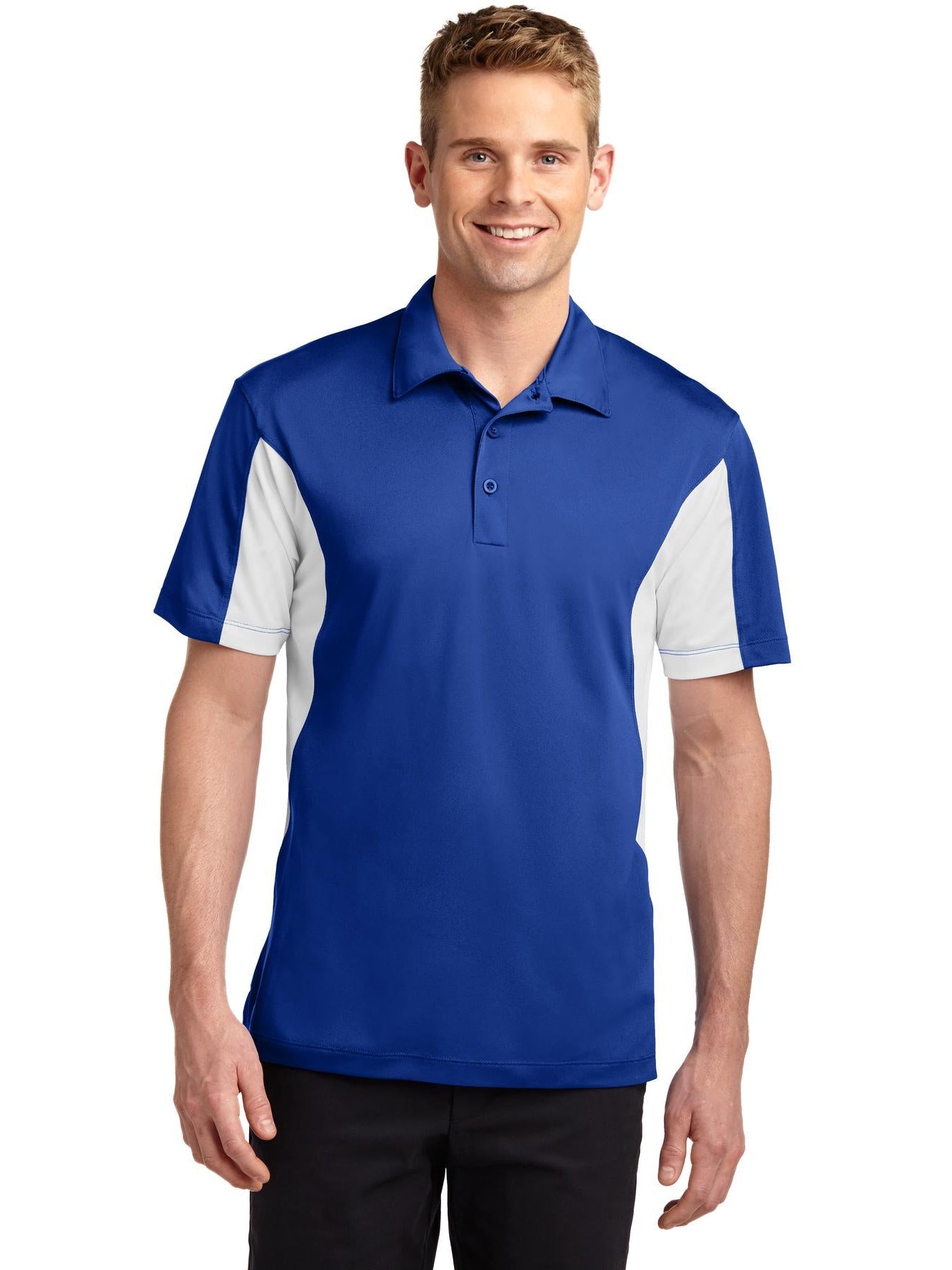 Sport-Tek Side Blocked Micropique Polo Shirt