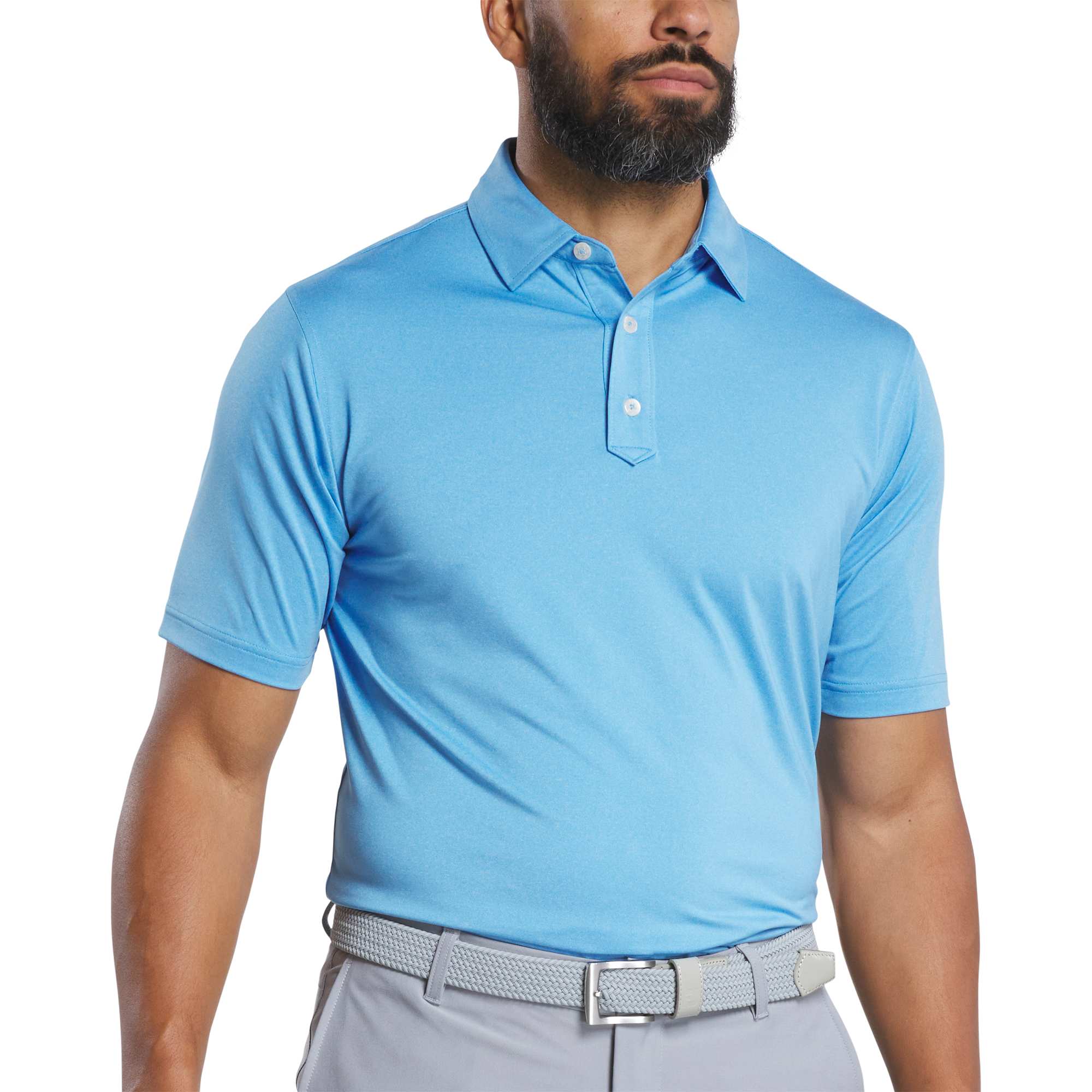 FootJoy Solid Lisle Performance Golf Polo