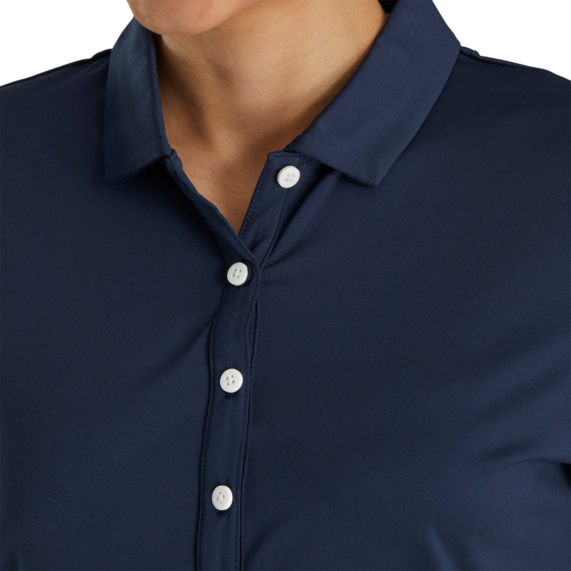 FootJoy Ladies Solid Lisle Performance Golf Polo