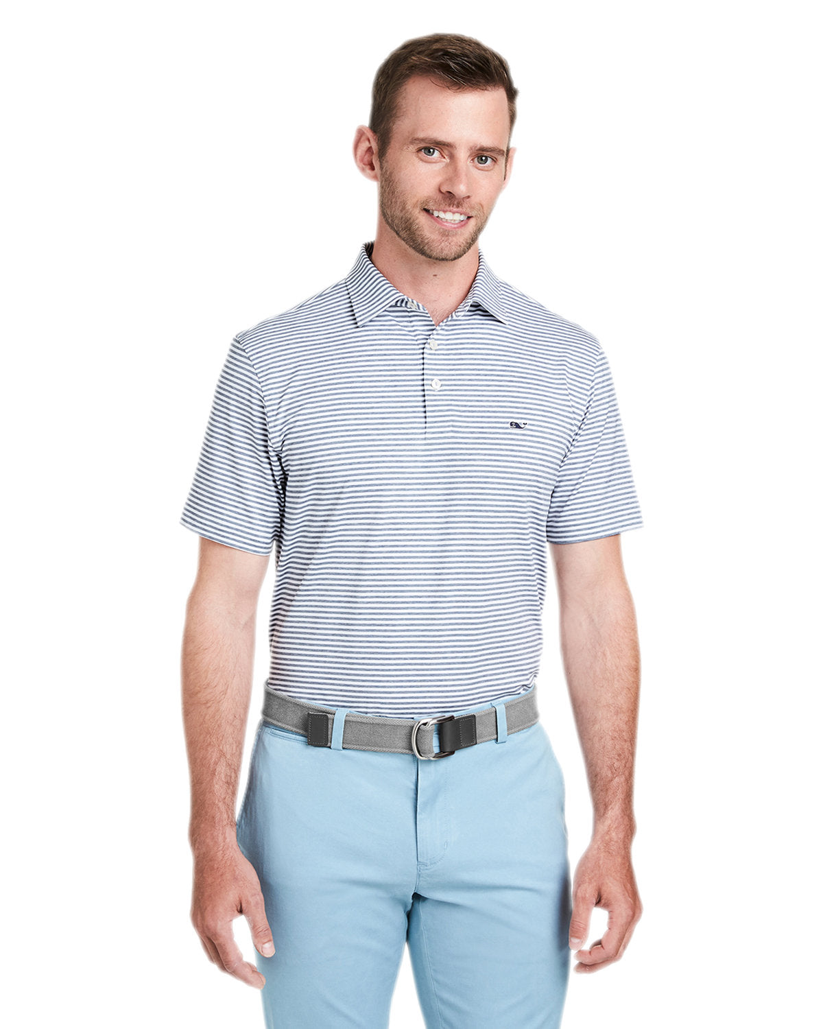 Vineyard Vines Heathered Winstead Sankaty Polo
