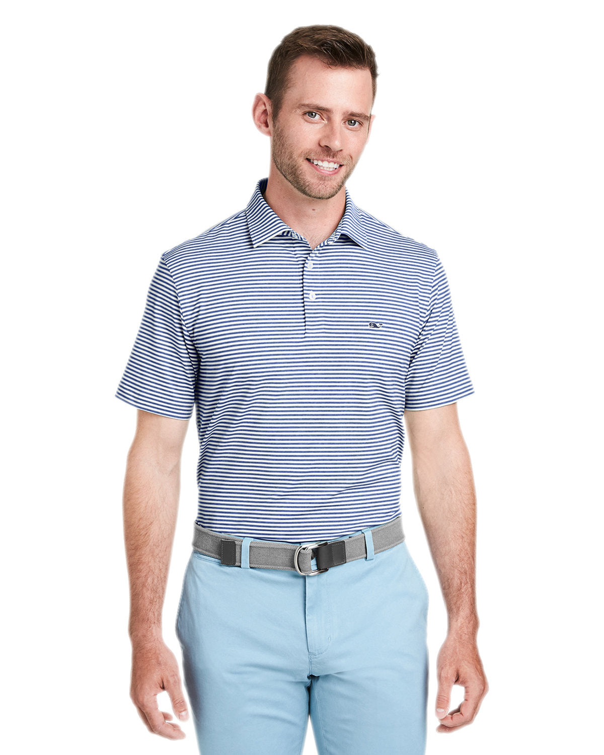 Vineyard Vines Heathered Winstead Sankaty Polo
