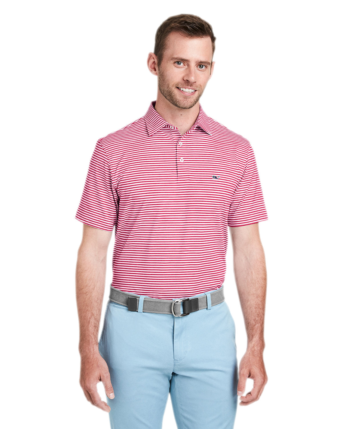 Vineyard Vines Heathered Winstead Sankaty Polo