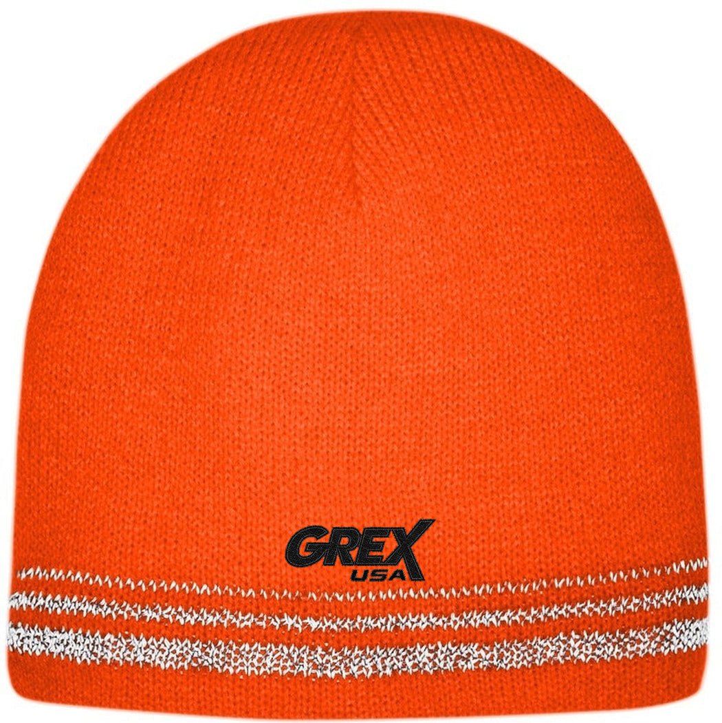 CornerStone Lined Enhanced Visibility With Reflective Stripes Beanie - JL Franklins