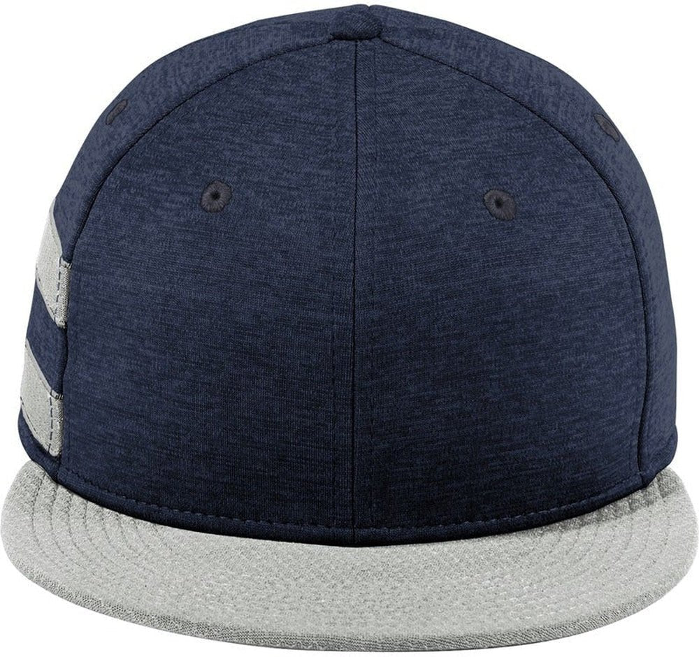 New Era Shadow Heather Striped Flat Bill Snapback Cap - JL Franklins