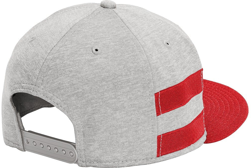 New Era Shadow Heather Striped Flat Bill Snapback Cap - JL Franklins