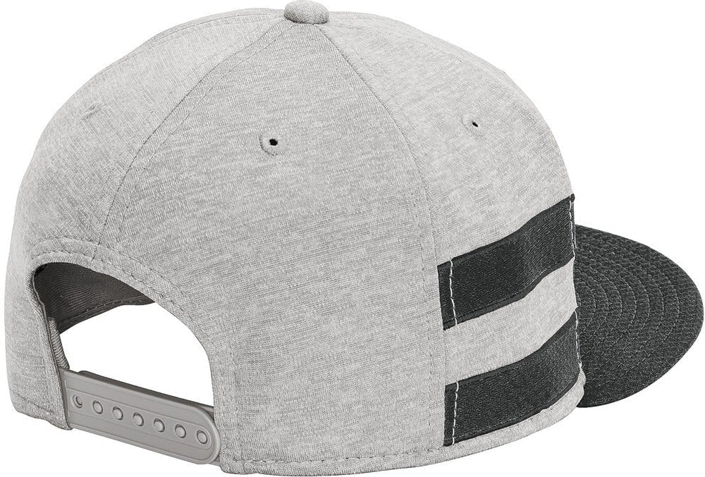 New Era Shadow Heather Striped Flat Bill Snapback Cap - JL Franklins