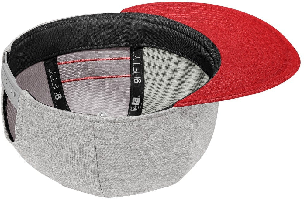 New Era Shadow Heather Striped Flat Bill Snapback Cap - JL Franklins