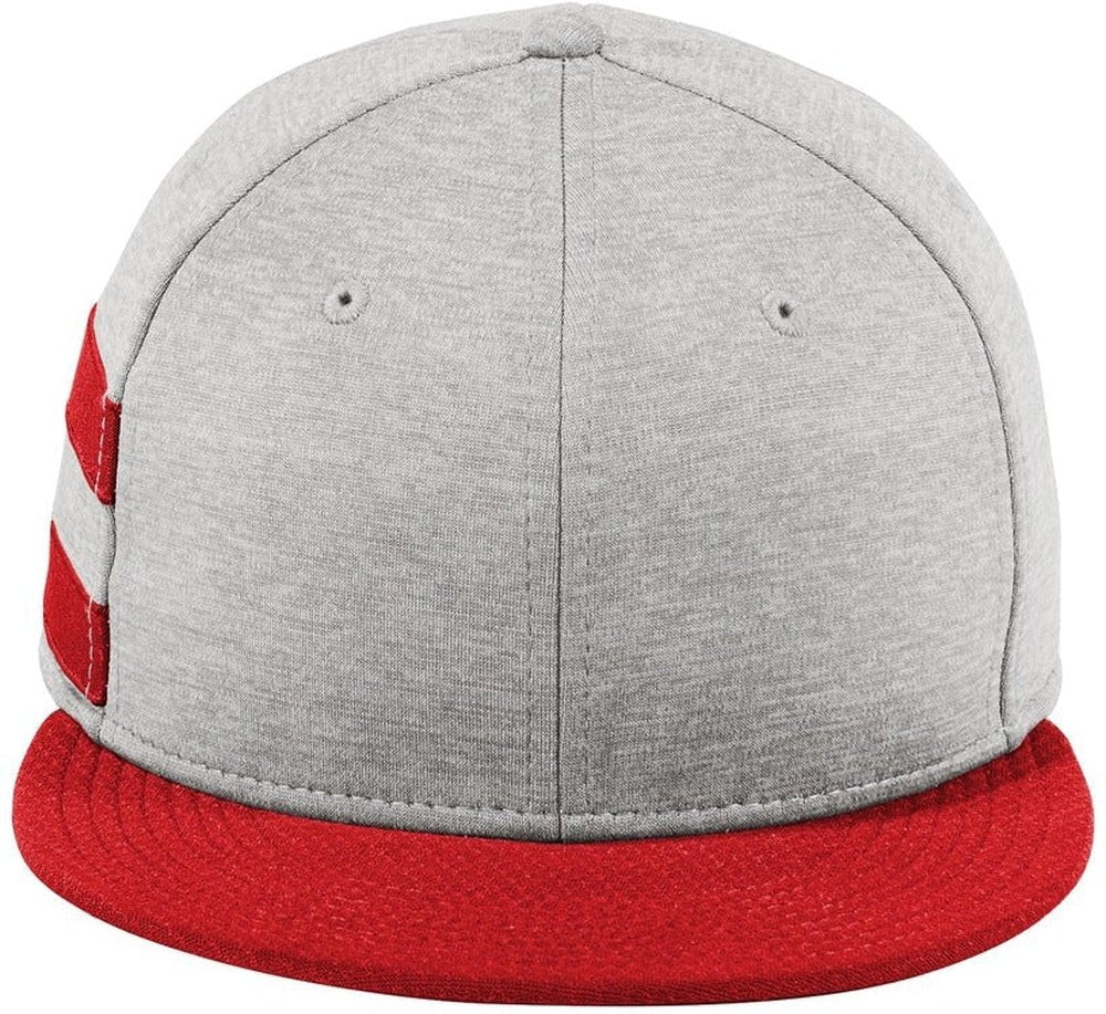 New Era Shadow Heather Striped Flat Bill Snapback Cap - JL Franklins