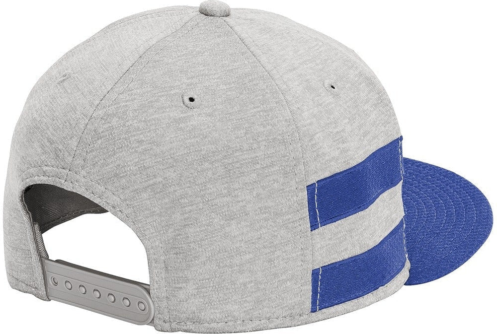 New Era Shadow Heather Striped Flat Bill Snapback Cap - JL Franklins