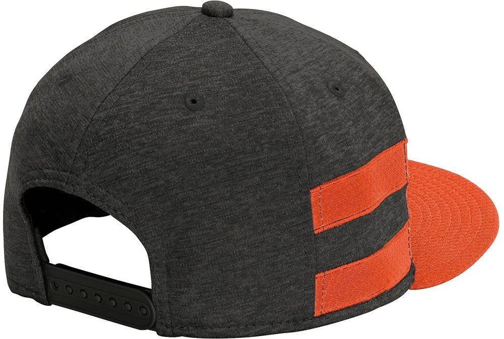 New Era Shadow Heather Striped Flat Bill Snapback Cap - JL Franklins