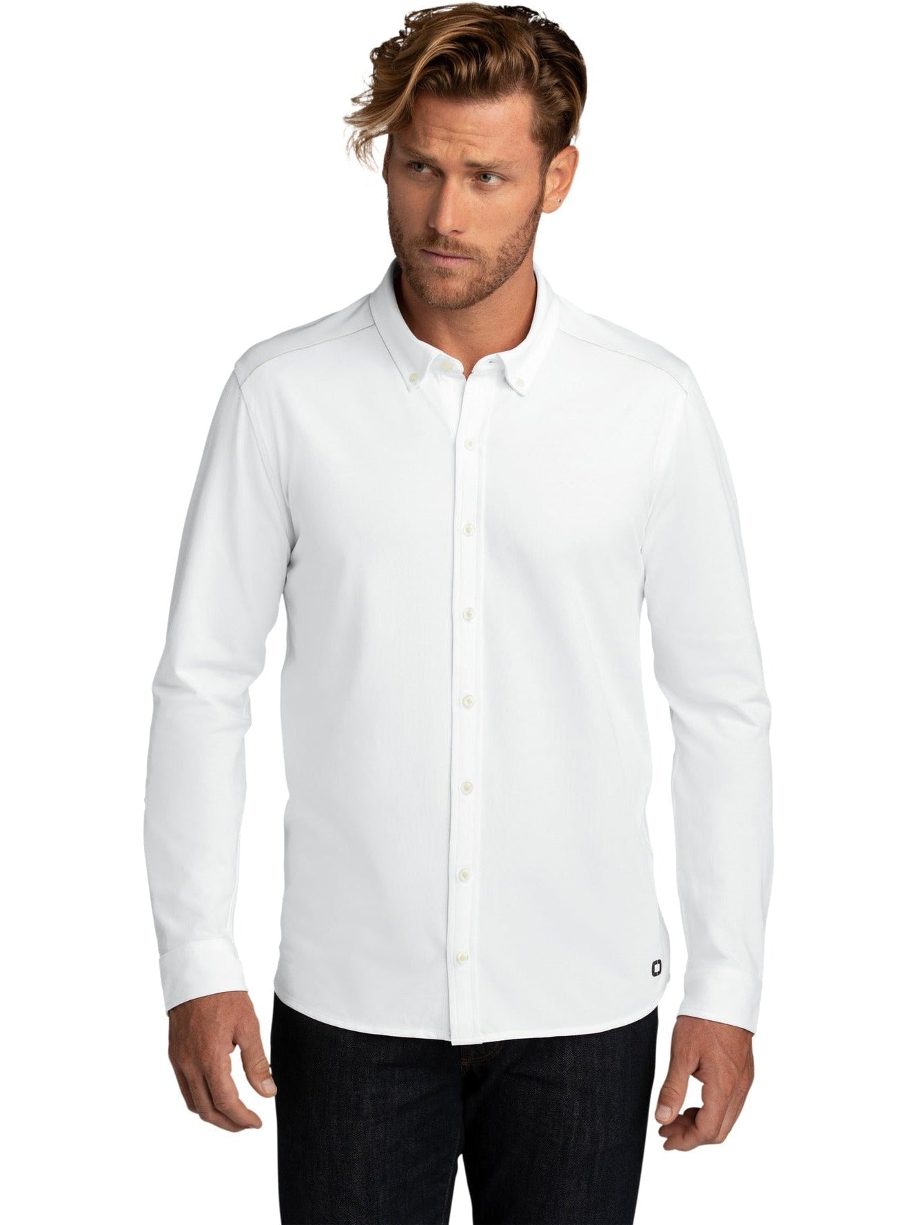 OGIO Code Stretch Long Sleeve Button - Up - JL Franklins