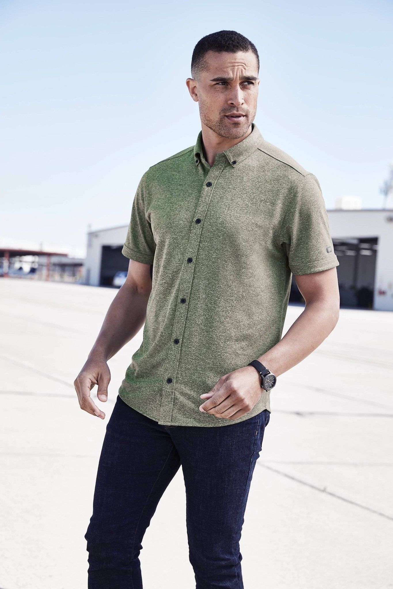 OGIO Gravitate Full - Button Polo - JL Franklins