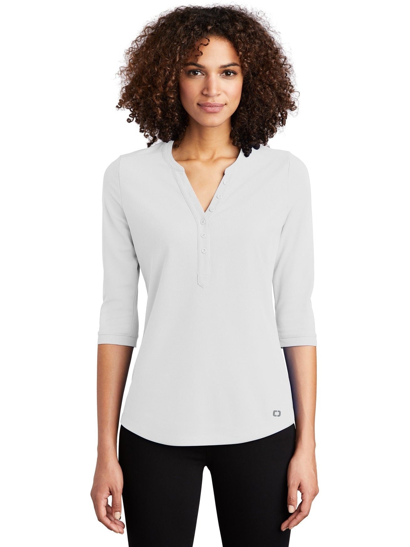 OGIO Ladies Jewel Henley - JL Franklins