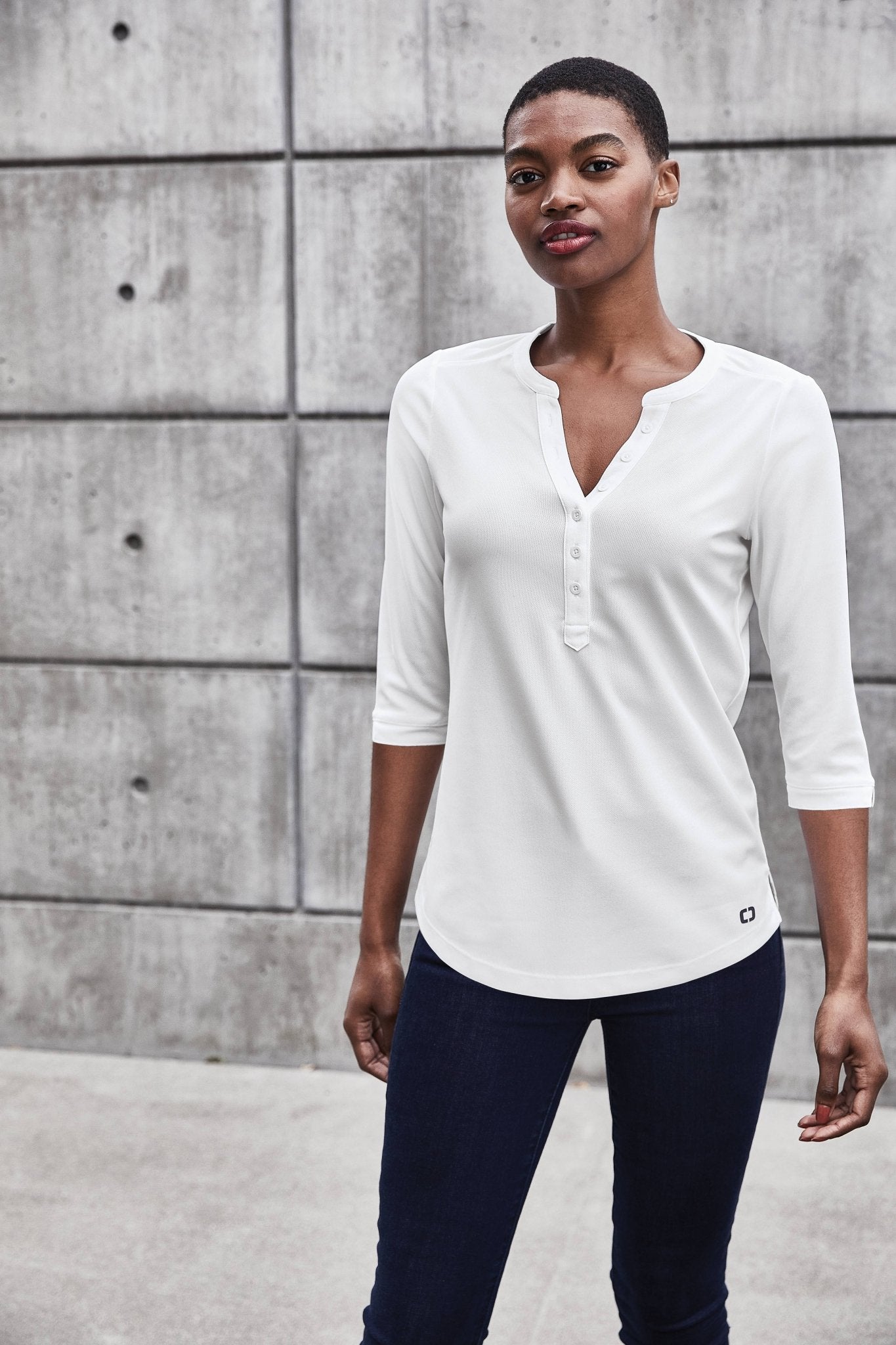 OGIO Ladies Jewel Henley - JL Franklins