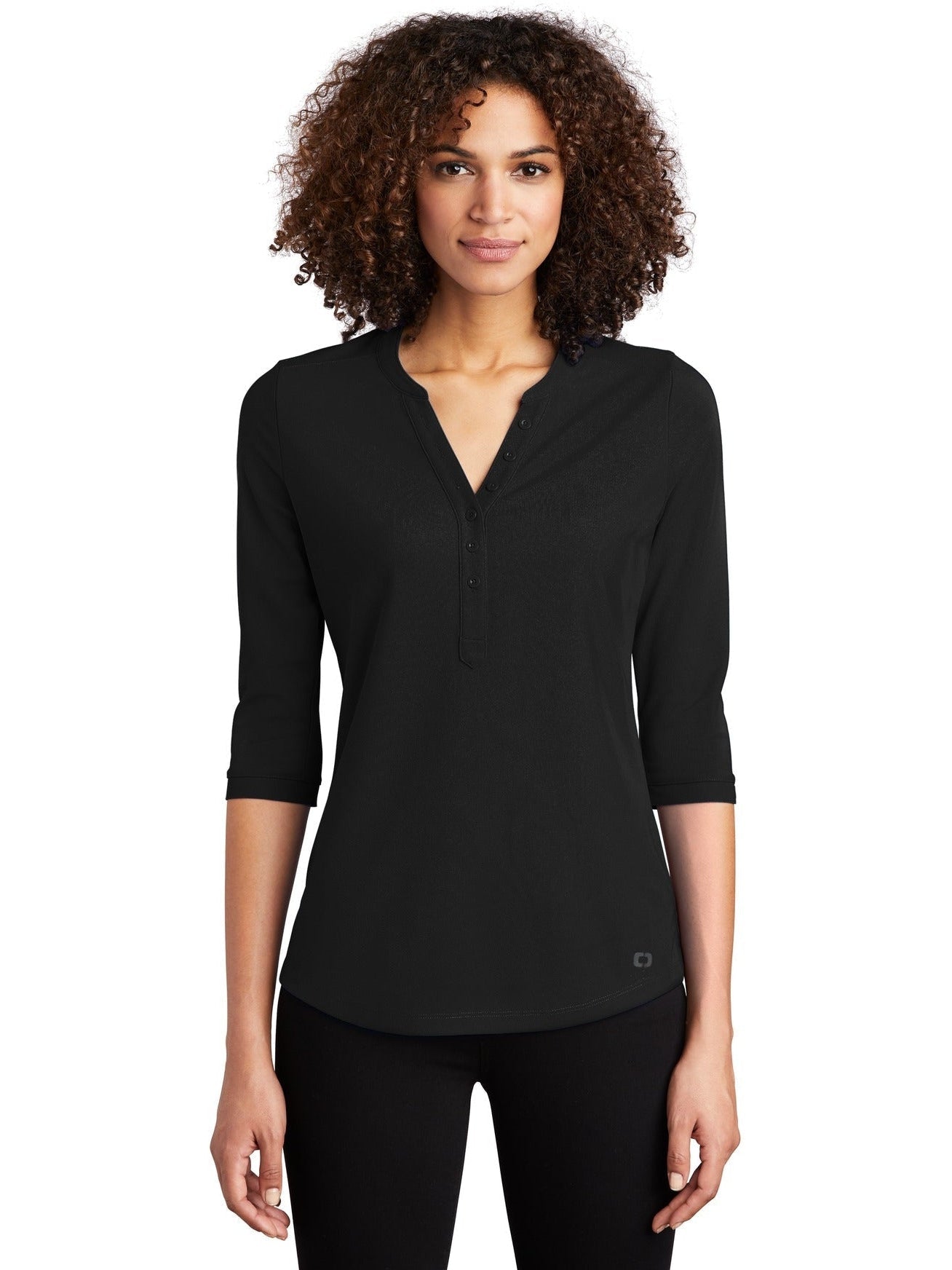 OGIO Ladies Jewel Henley - JL Franklins